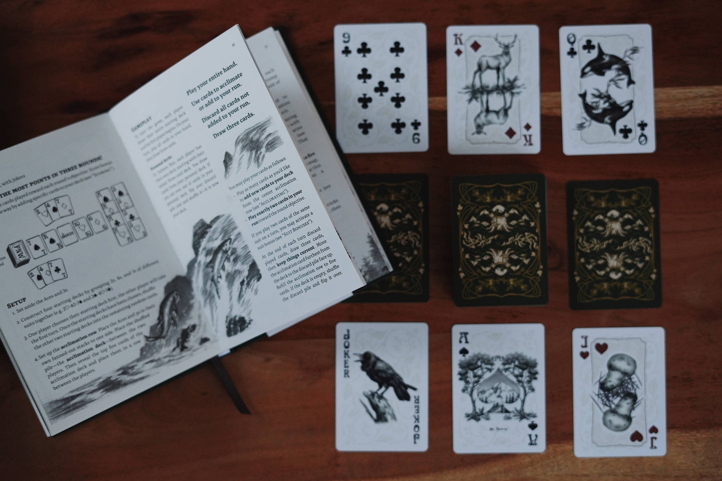 PNW Evergreen Playing Cards