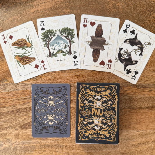 PNW Mist Playing Cards