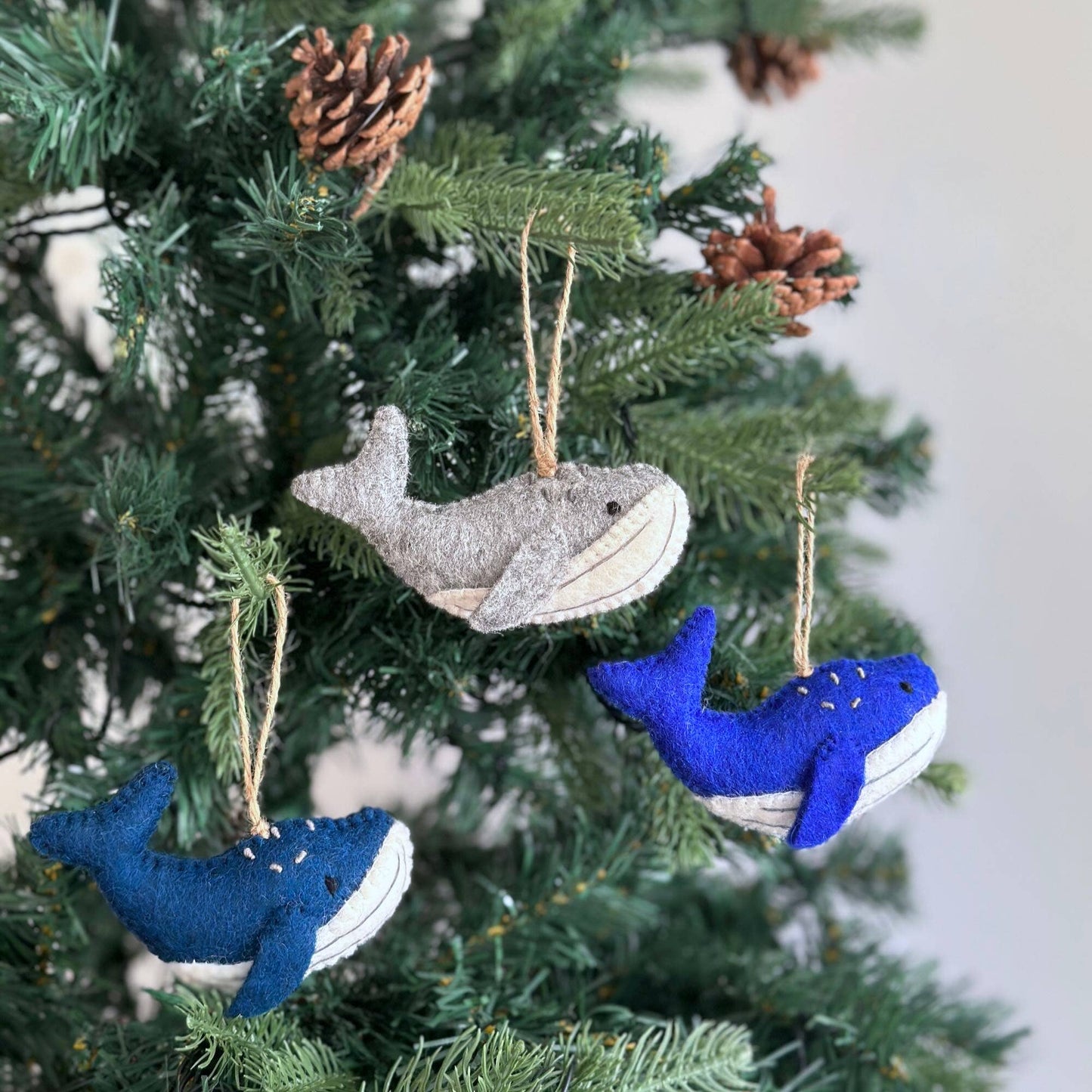 Humpback Whale Felt Ornament