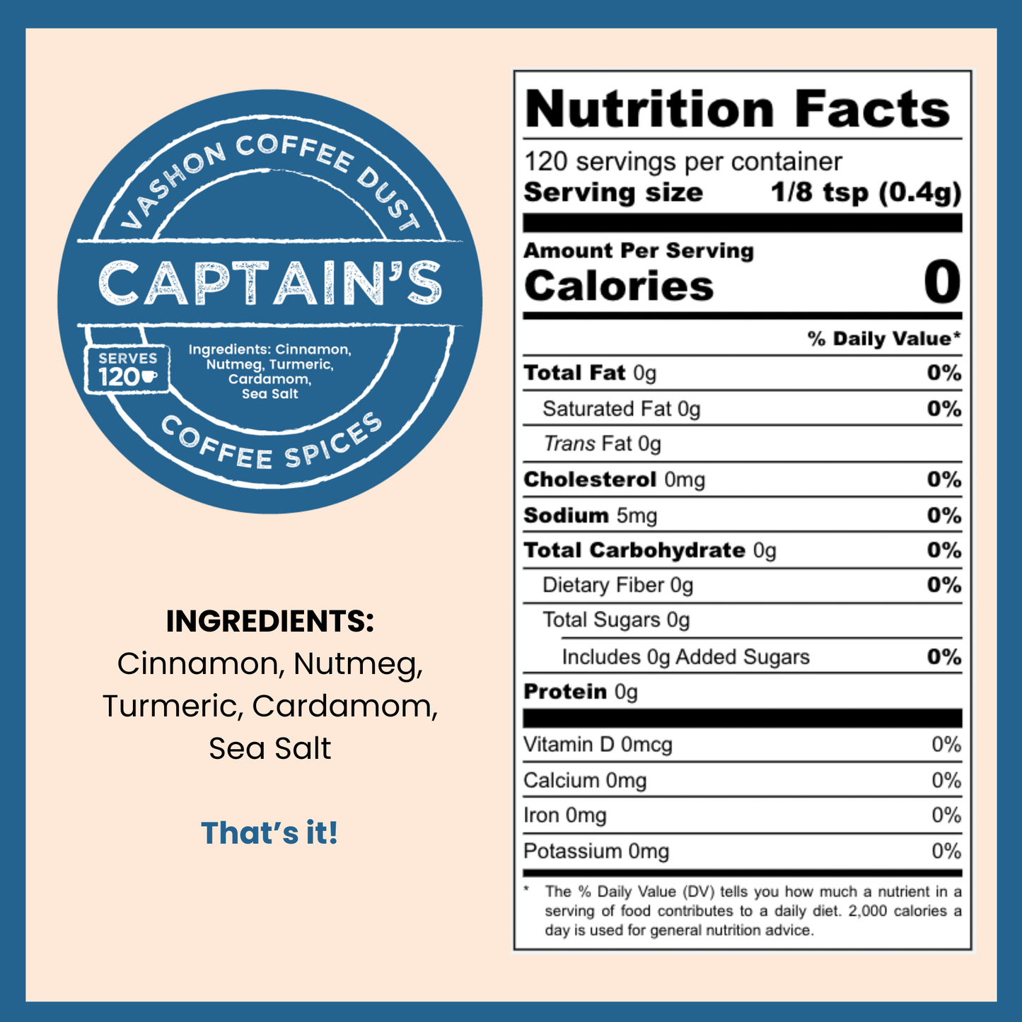 Captain's Coffee Dust