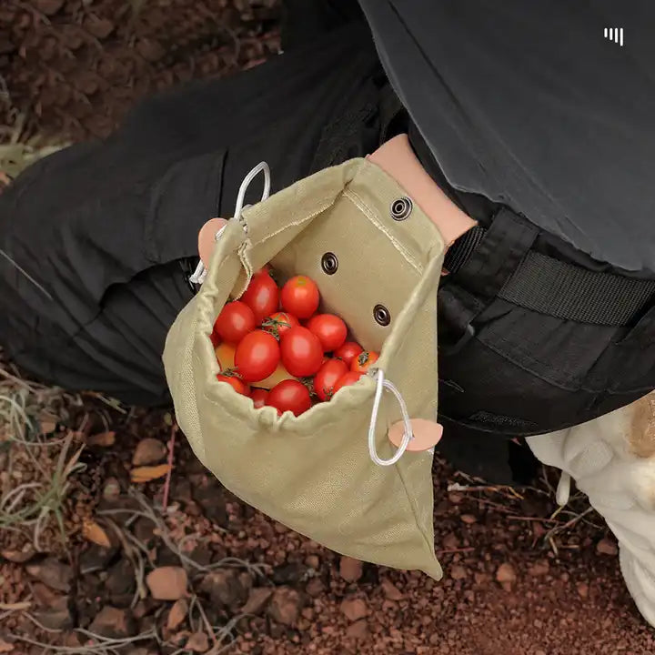 Canvas Foraging Bag Pouch