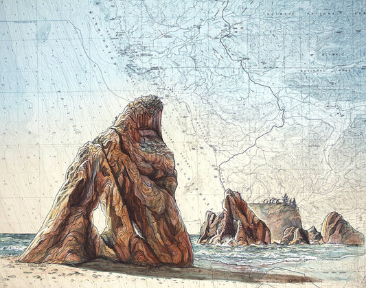 Ruby Beach Print