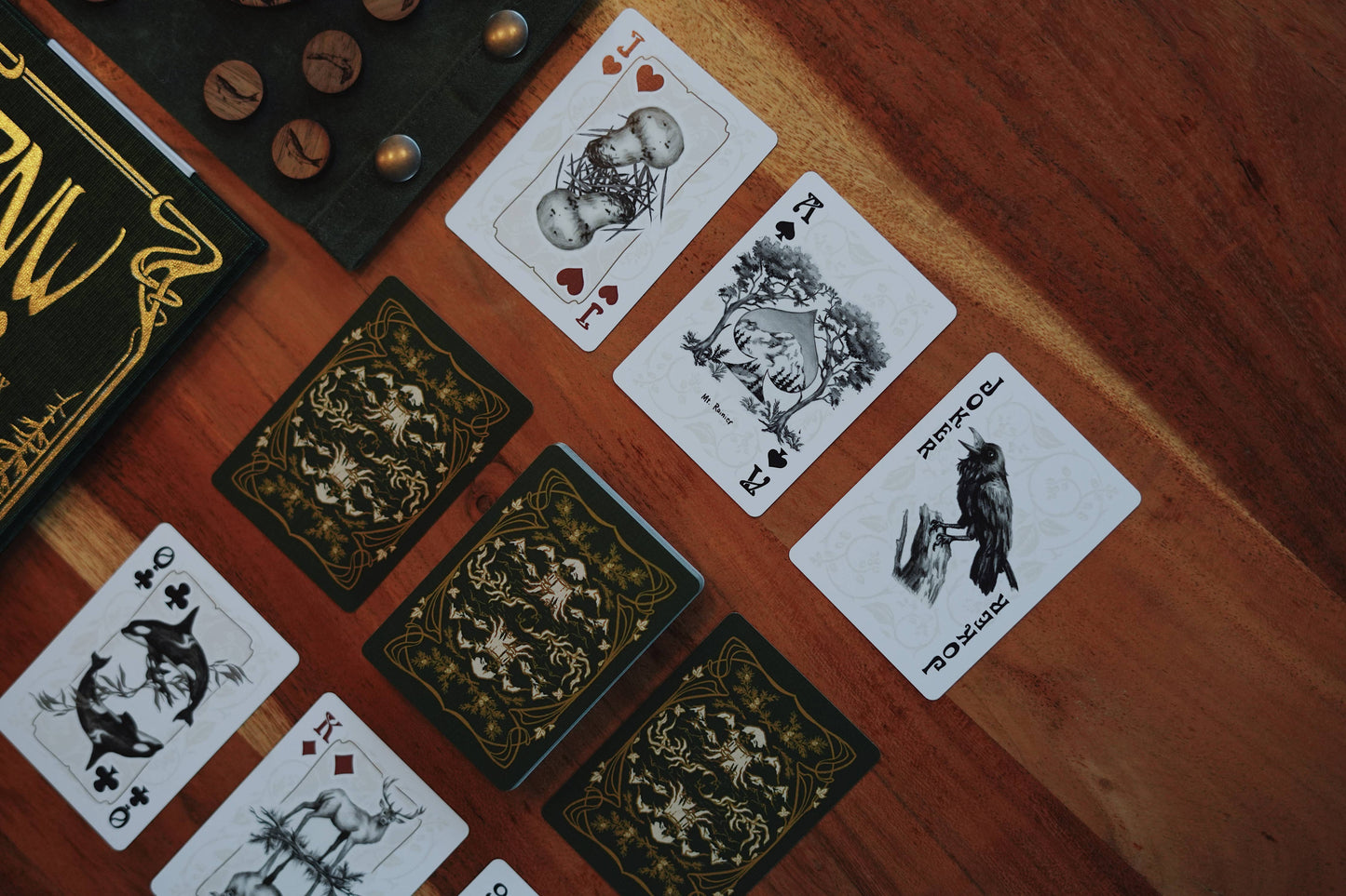 PNW Evergreen Playing Cards