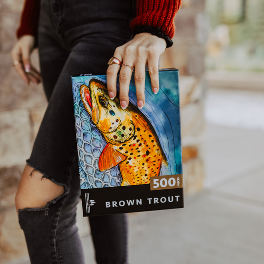 Brown Trout Puzzle- 500 Pieces