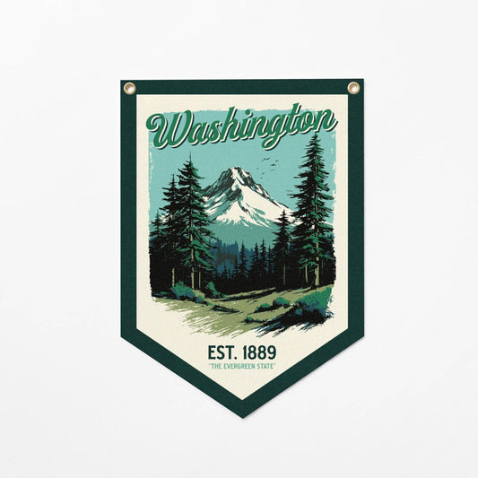 Washington Felt Camp Flag