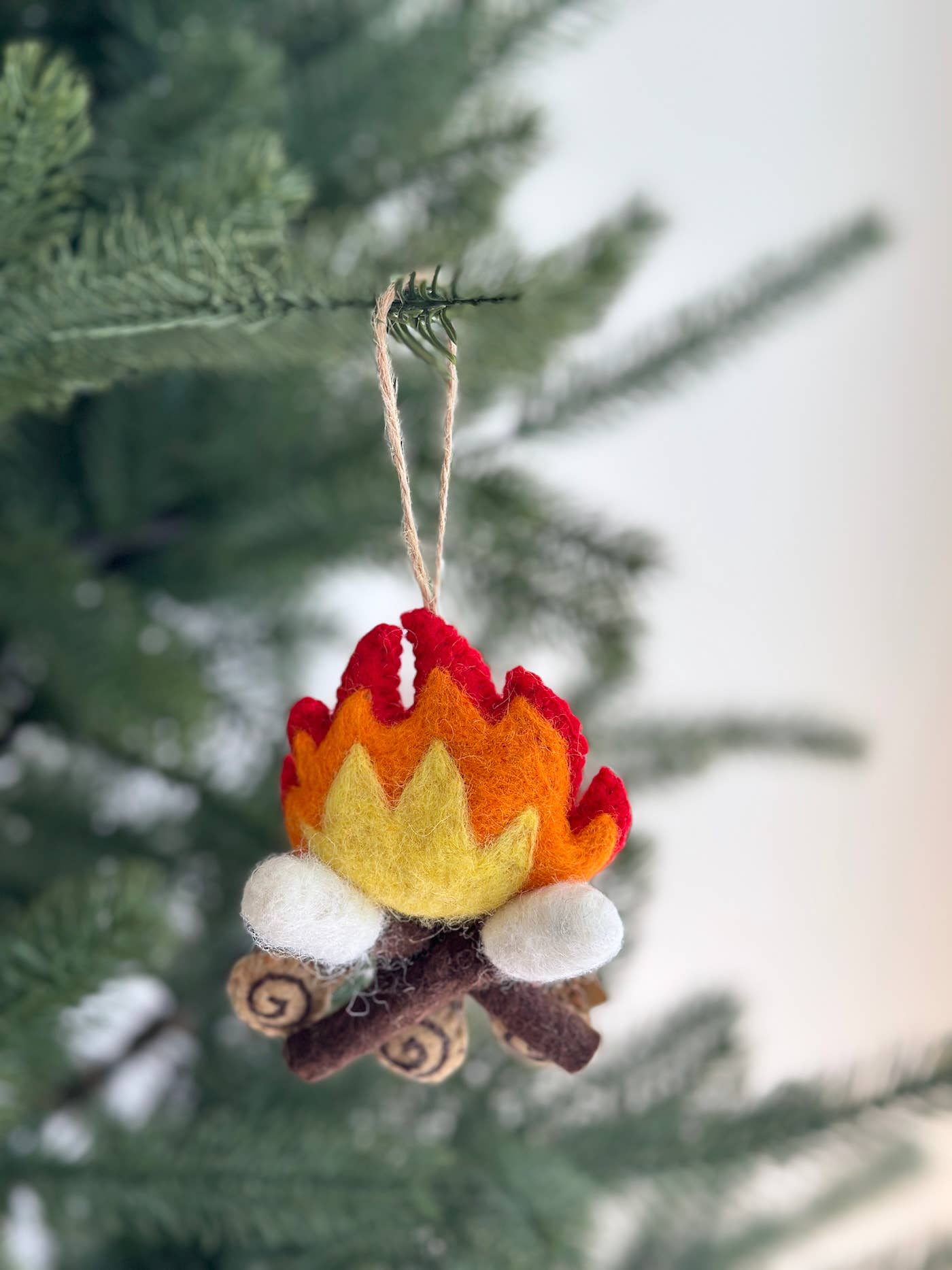 Campfire Felt Ornament