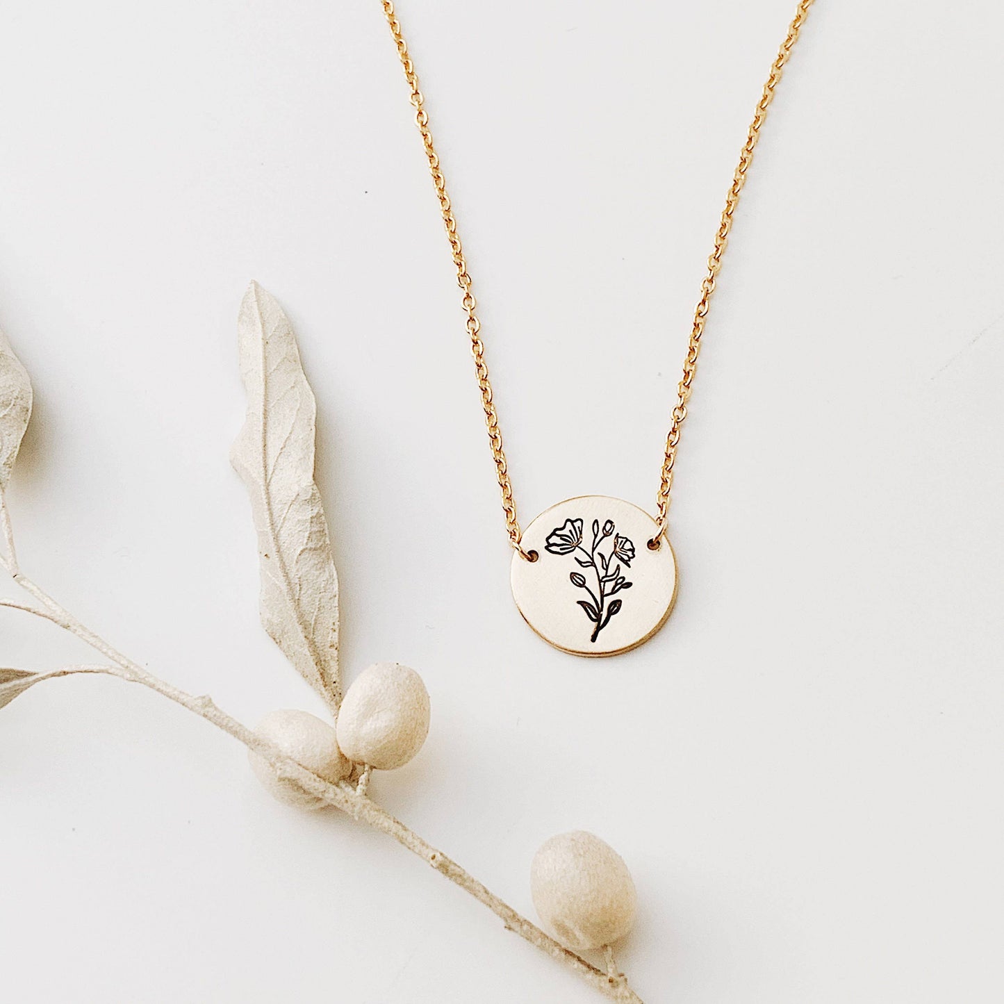 Wild Poppy Necklace