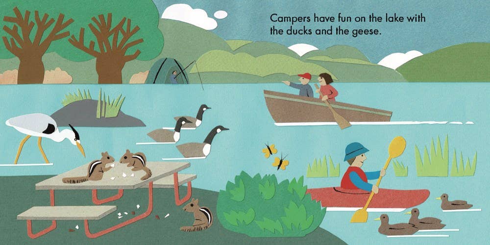 Little Observers: Go Camping Board Book