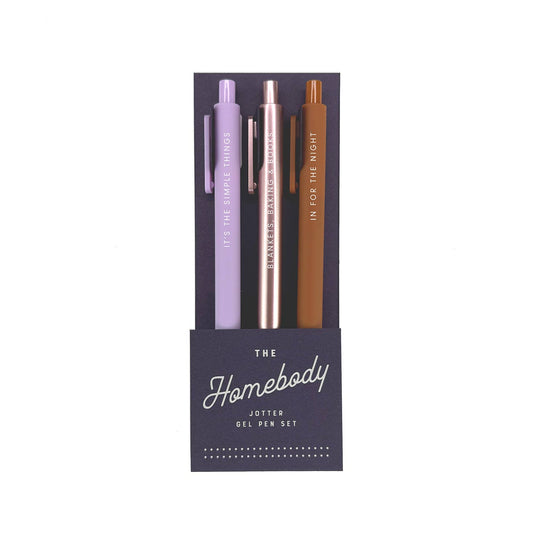 Homebody Jotter Gel Pen Set