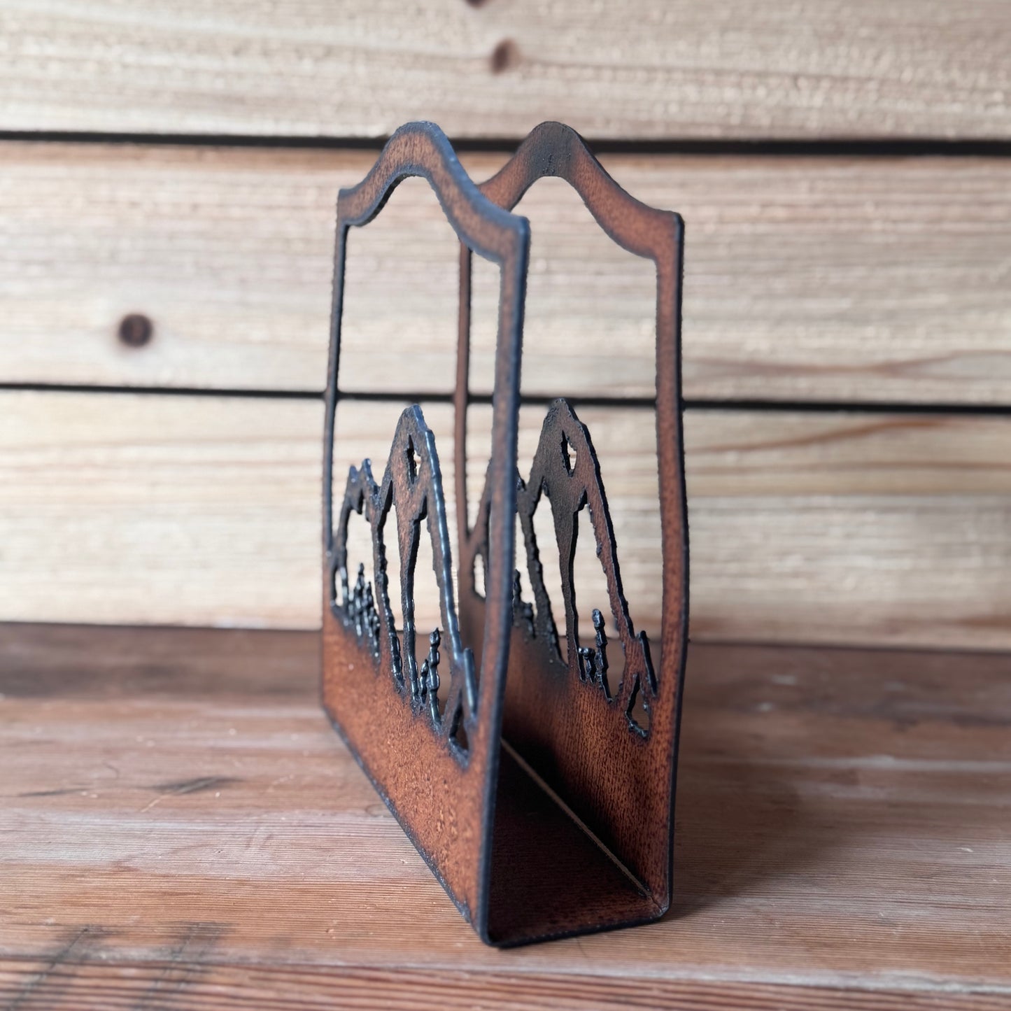 Mountain Metal Napkin Holder