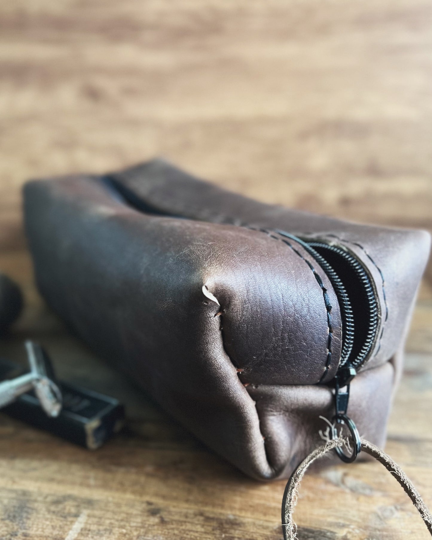 Leather Dopp Bag