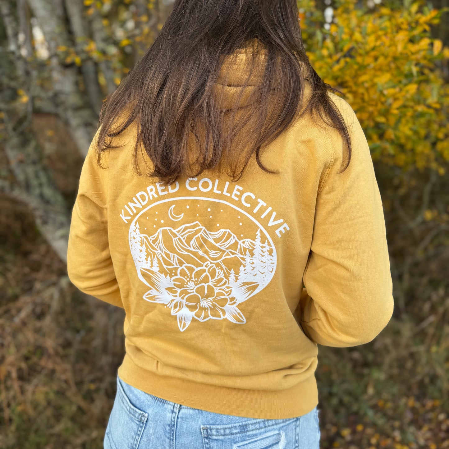 Kindred Collective Fall Mustard Hoodie