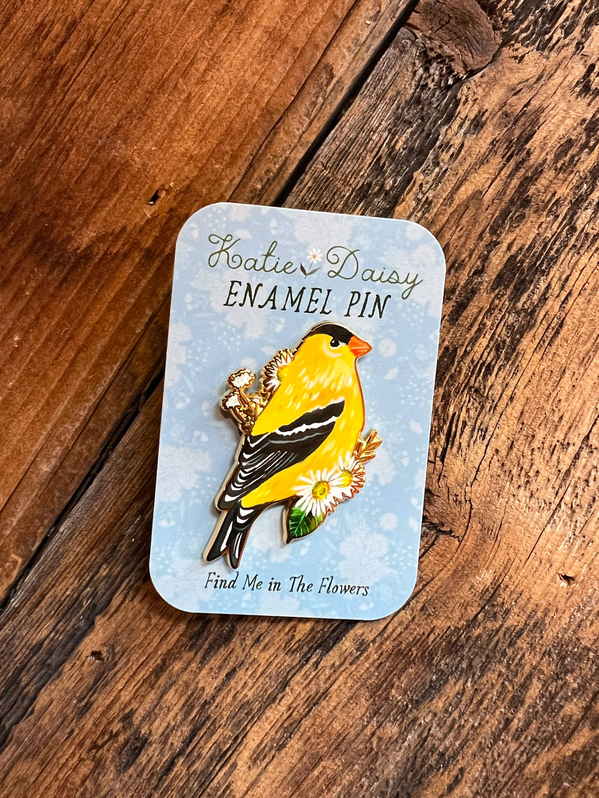 Goldfinch Enamel Pin