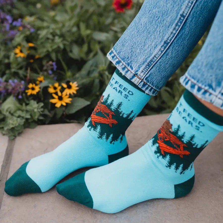 Don't Feed the Bears Unisex Socks