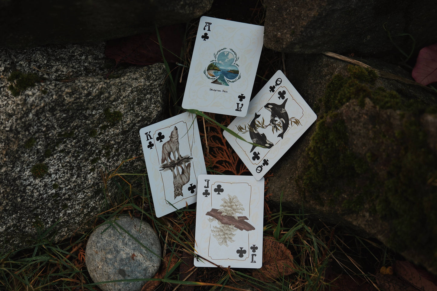 PNW Mist Playing Cards