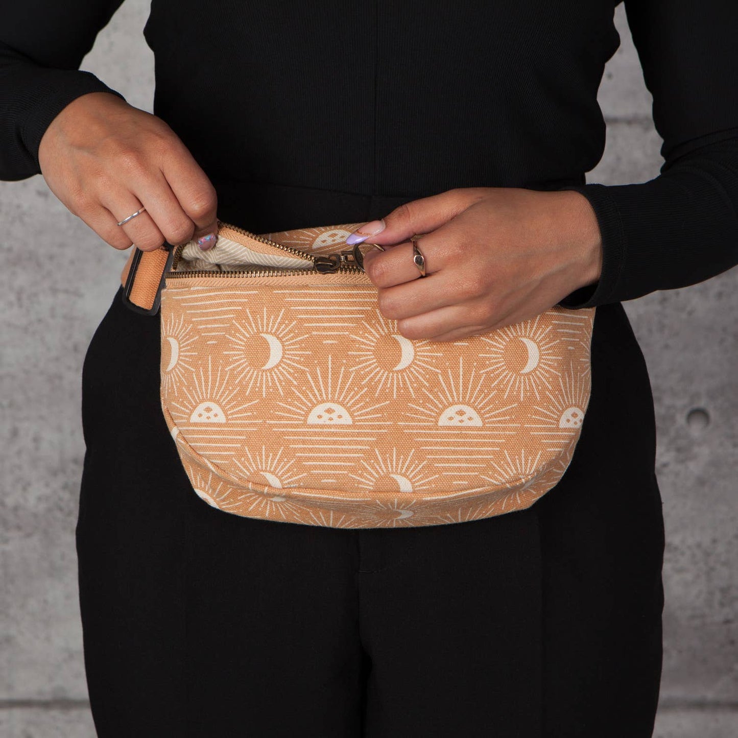 Soleil Cotton Canvas Hip Bag