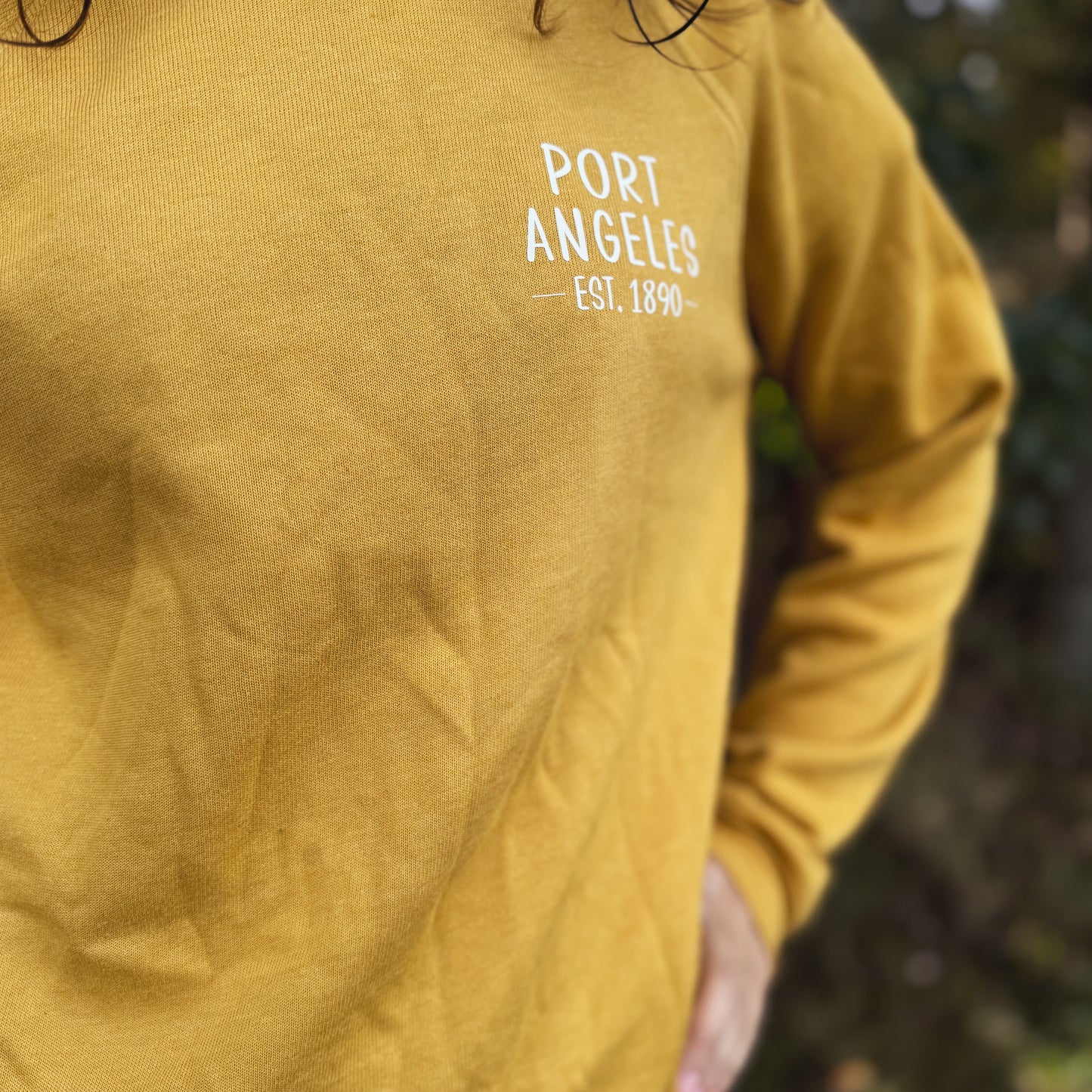 Mustard Port Angeles Crewneck