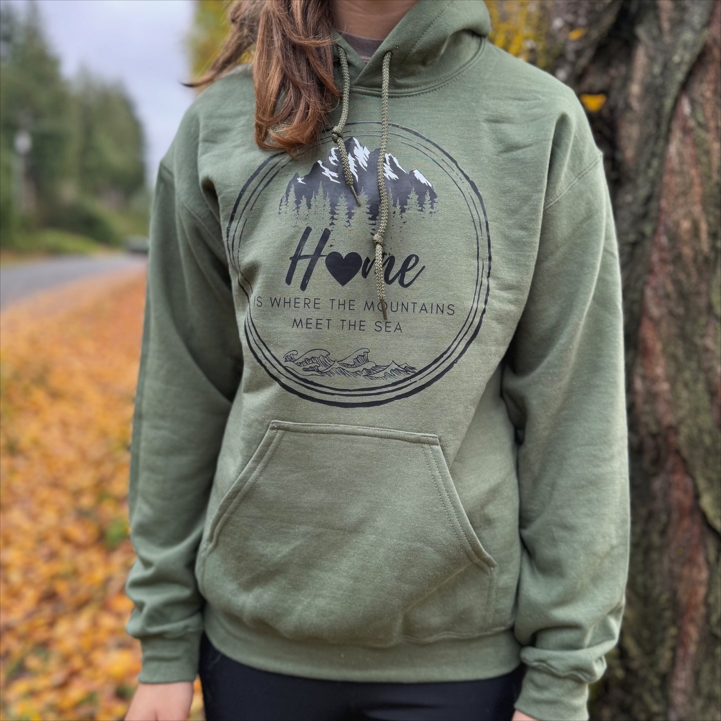 Where the Mountains Meet the Sea Hoodie