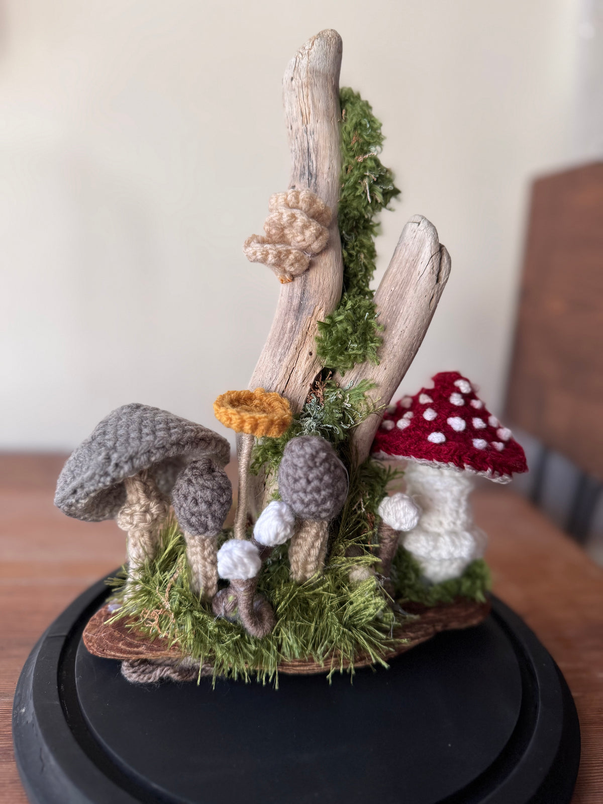 Mushroom Glass Cloche