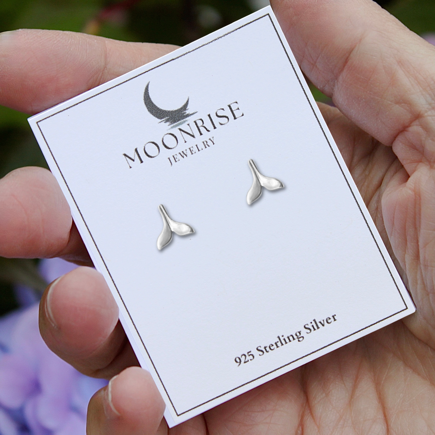 Whale Tail Earrings