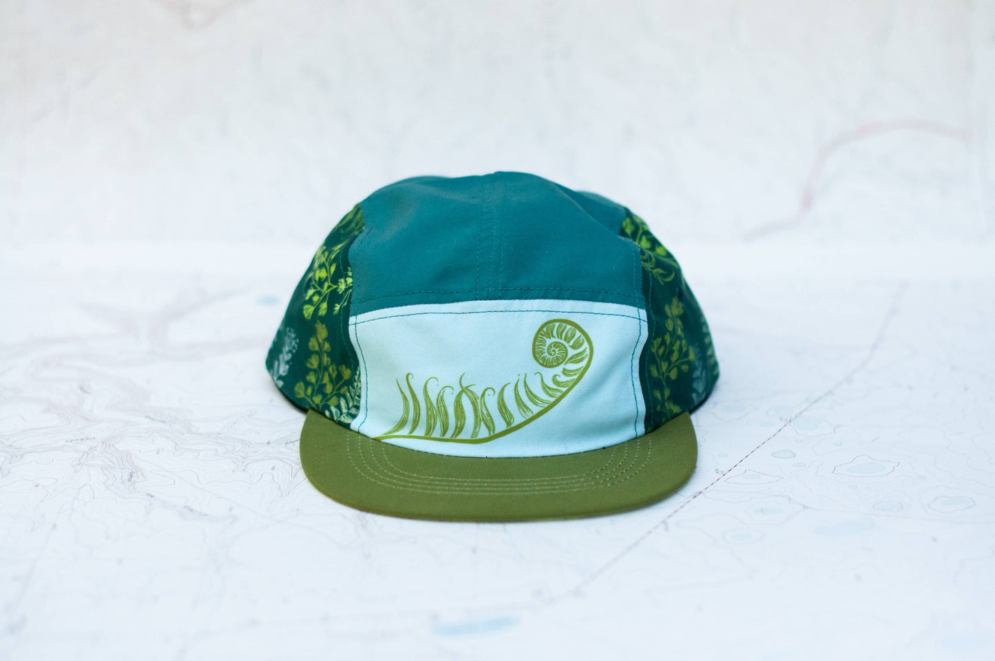 Forest Fern 5 Panel Trail Hat