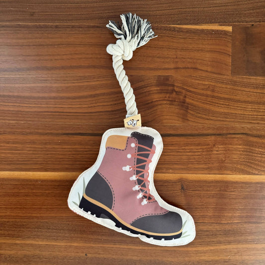 Hiking Boot Rope Dog Toy