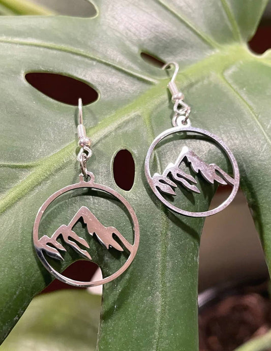 Silver Mountain Earrings