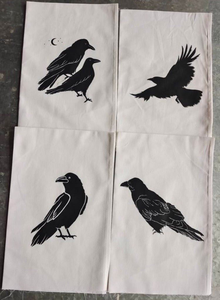 Raven Tea Towel