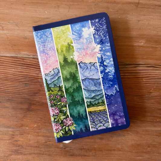 Olympic Landscape Hard Back Pocket Notebook