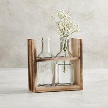 Load image into Gallery viewer, Two Bottle Flower Holders
