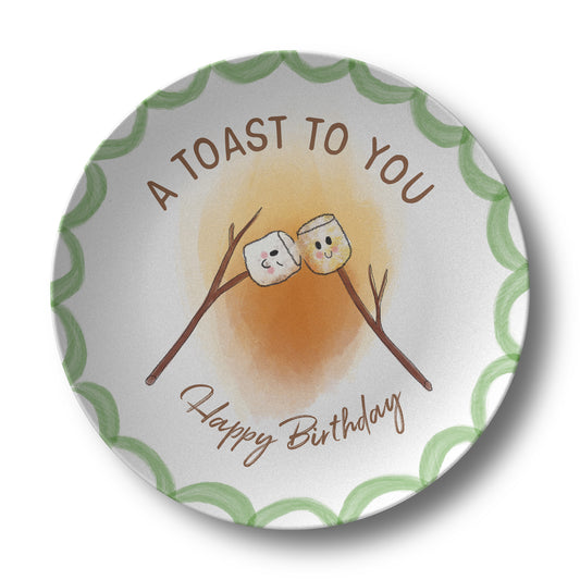 Toast to You Plate