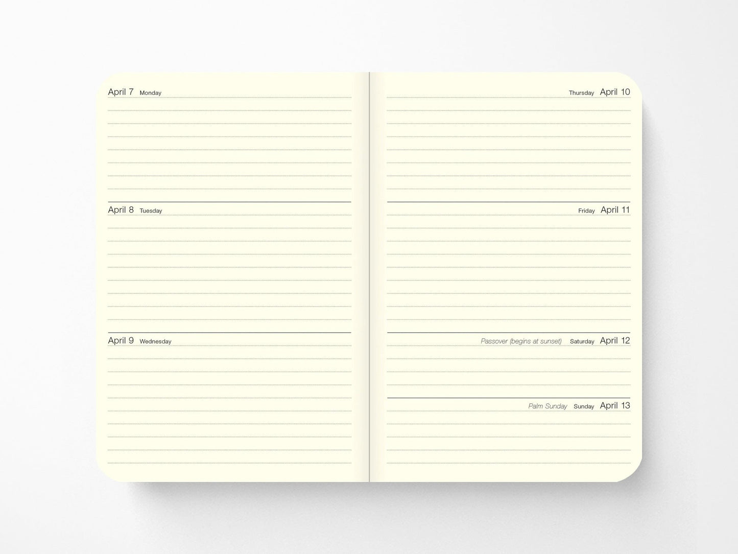 2026 Wildflowers Weekly Planner