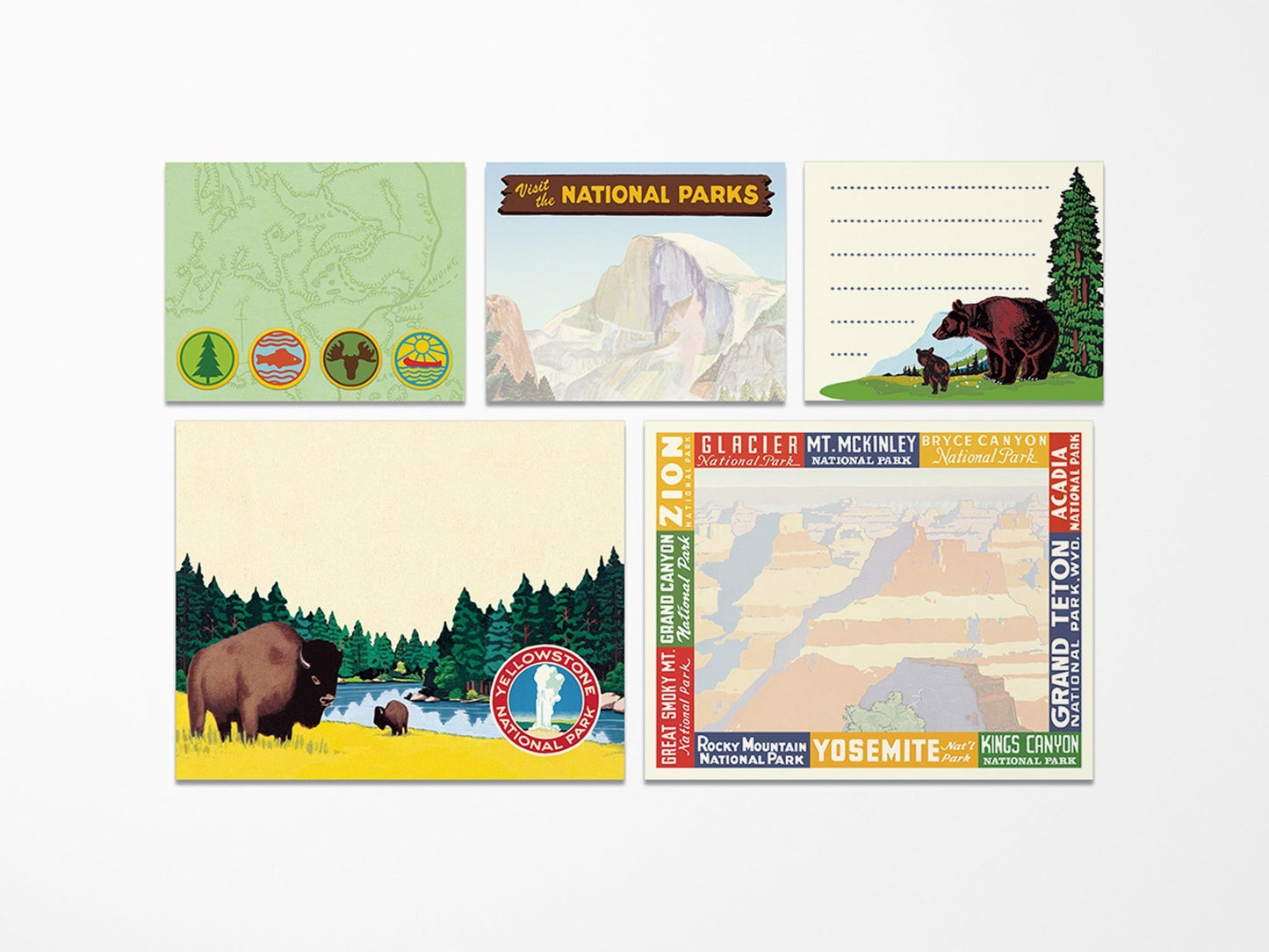 National Parks Sticky Notes