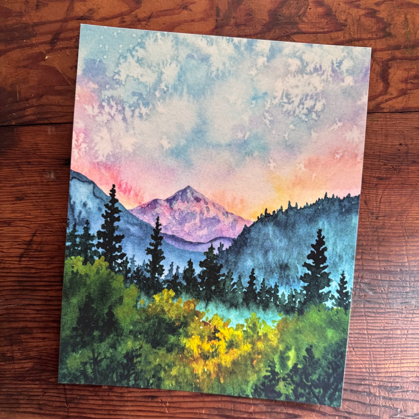 Mt. Rainier Print 8x10