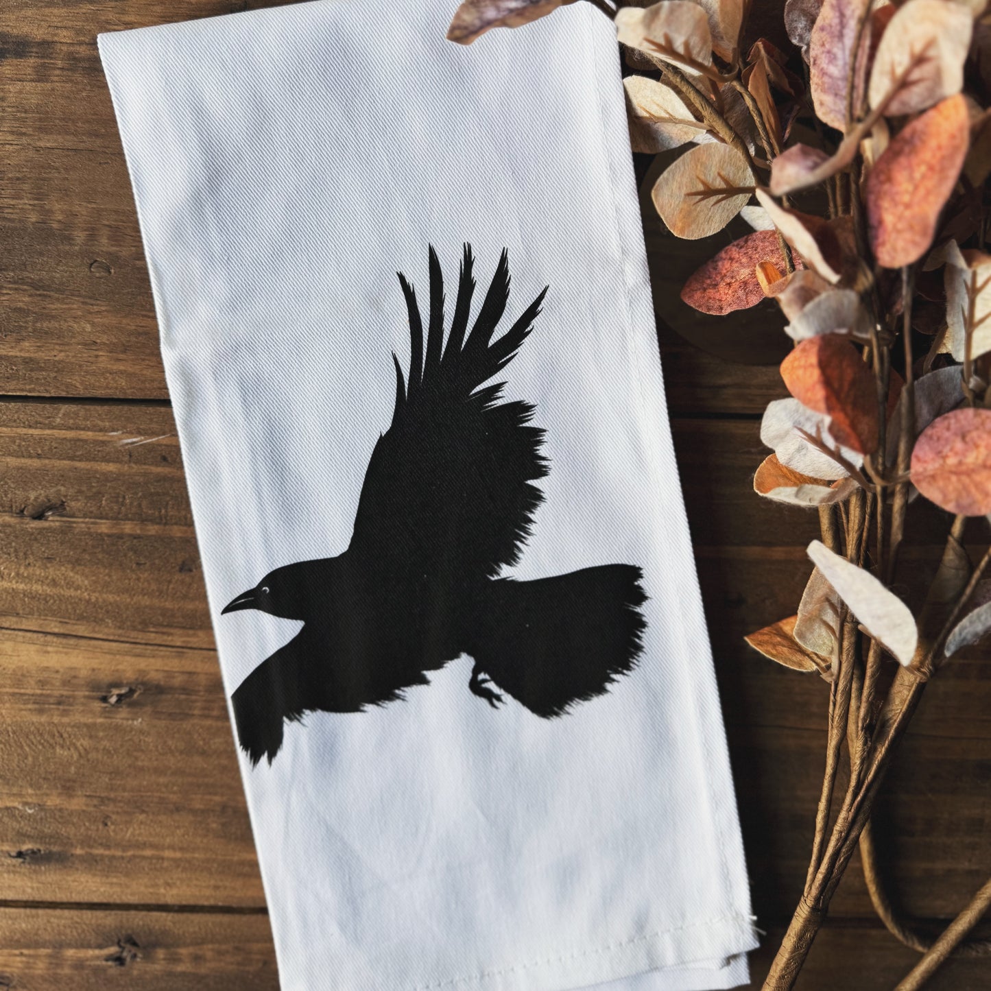 Raven Tea Towel