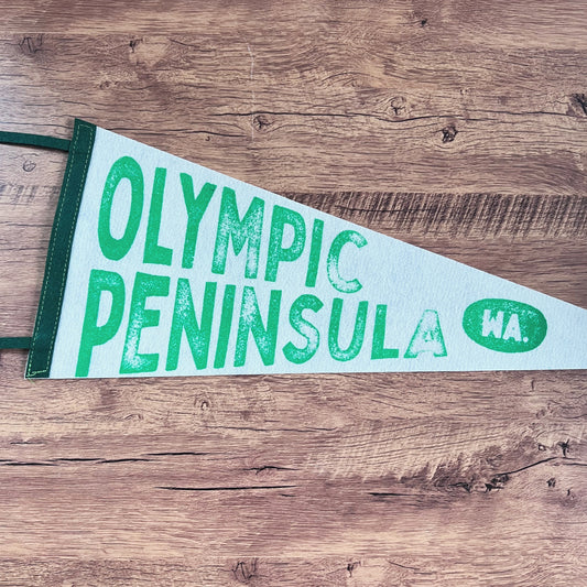 Olympic Peninsula Pennant Flag