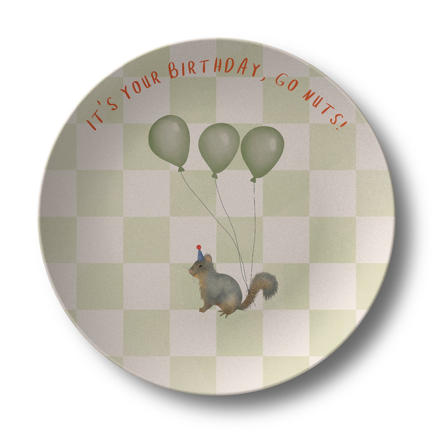 Go Nuts Birthday Plate