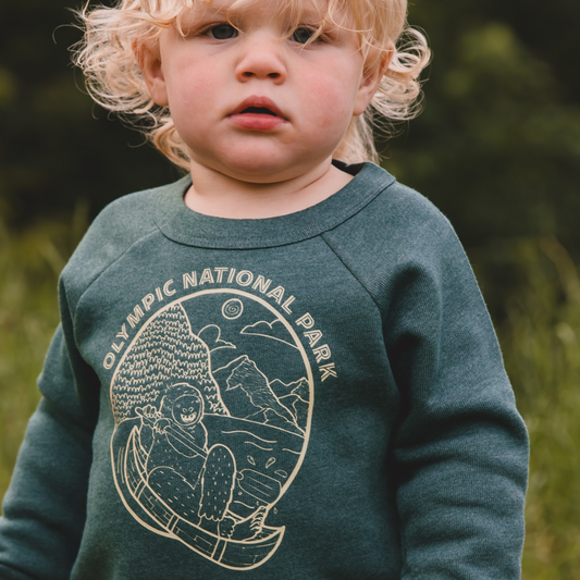 Olympic National Park Toddler Crewneck Sweatshirt