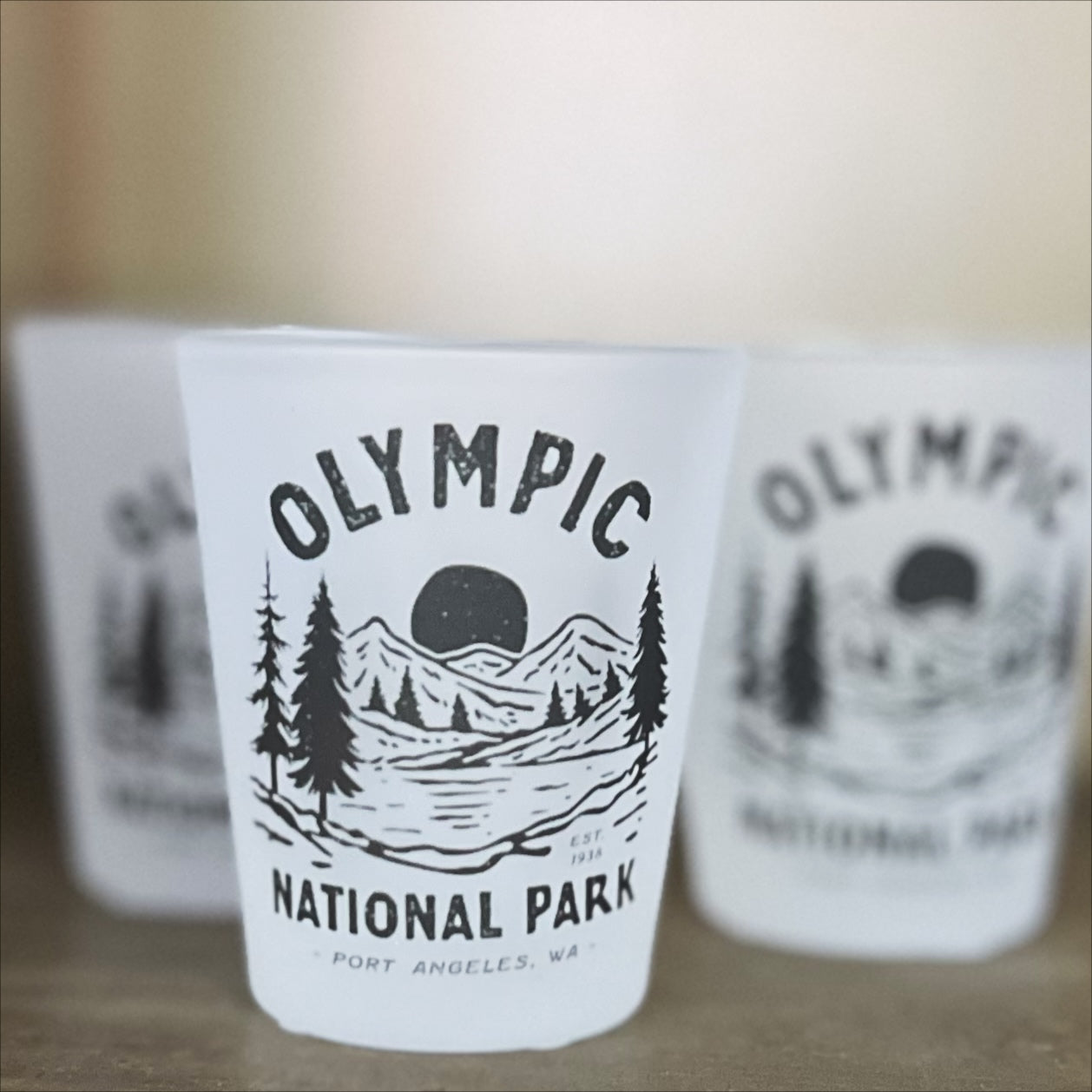 Olympic National Park Shot Glass