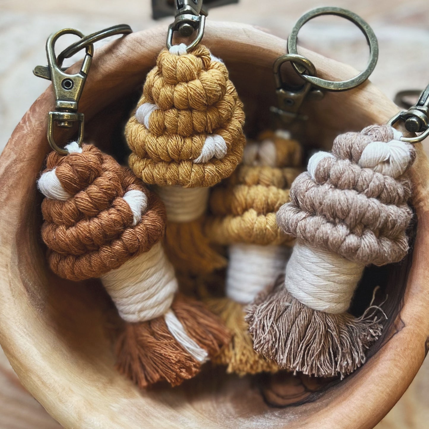 Mushroom Keychain