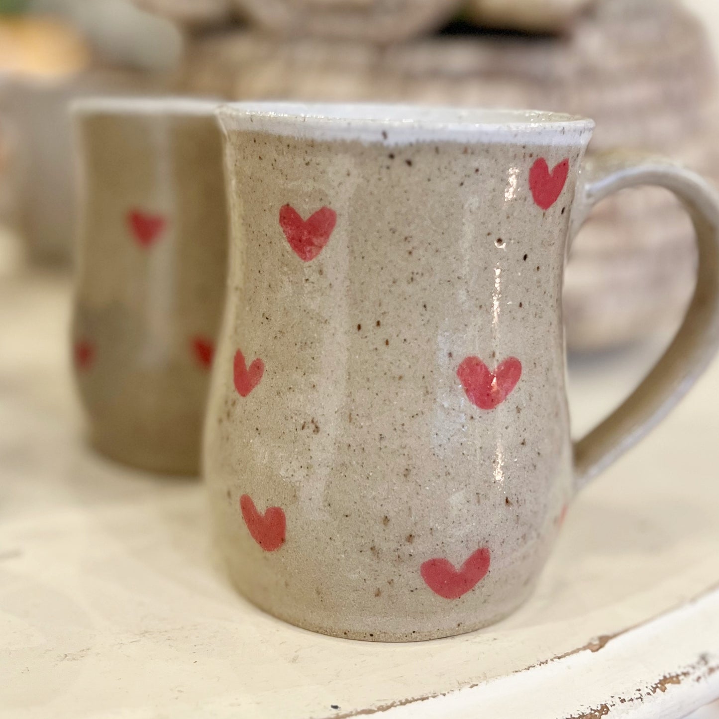 Pink Heart Mug