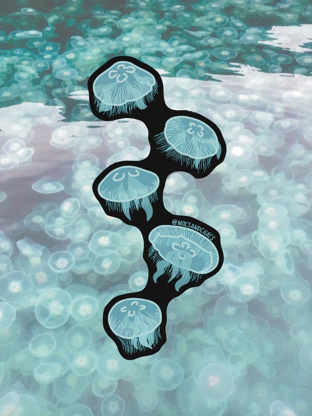 Moon Jellies Sticker