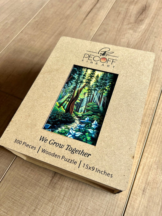 We Grow Together Wooden Puzzle