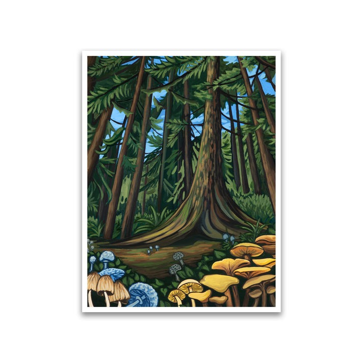 Mushroom Forest Print