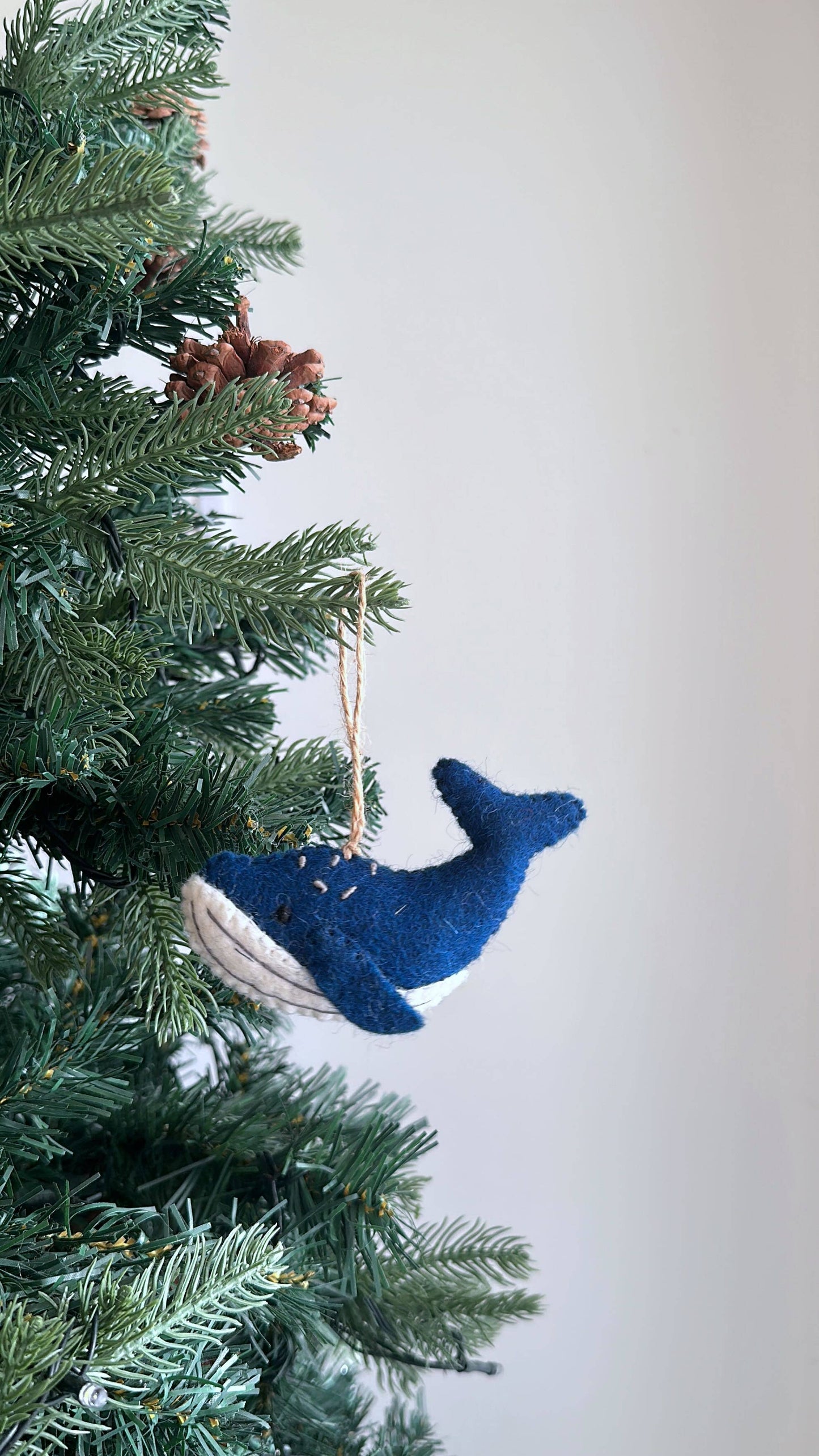 Humpback Whale Felt Ornament