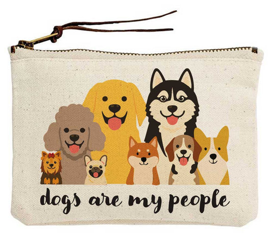 Dogs Are My People Canvas Pouch