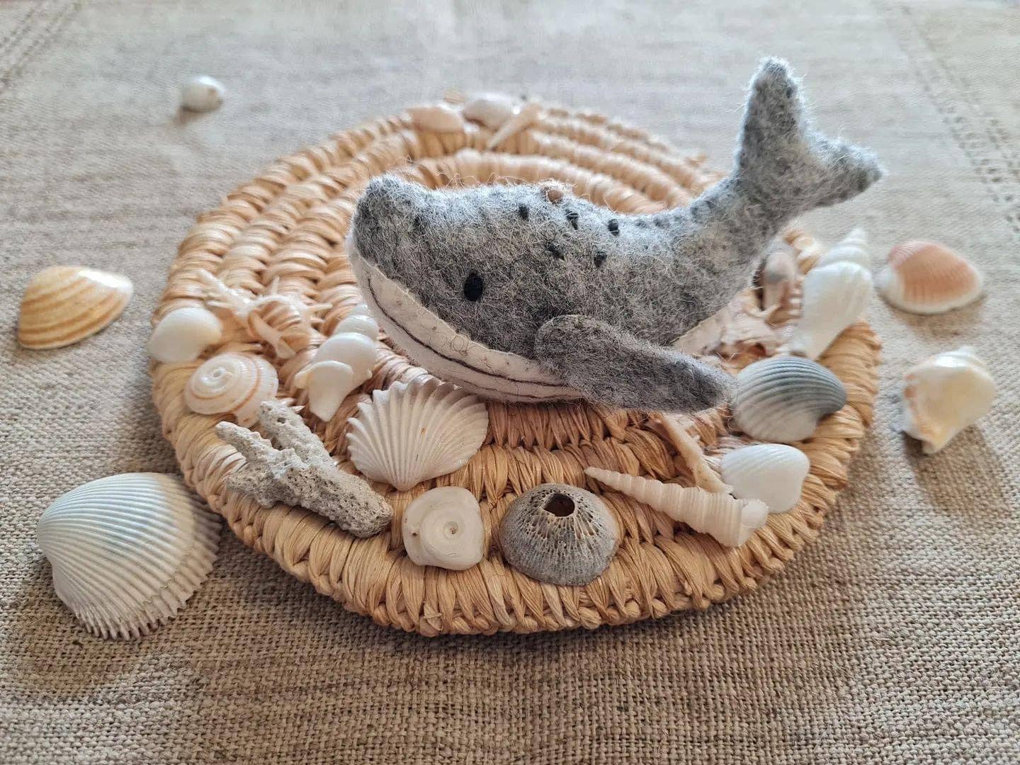 Humpback Whale Felt Ornament