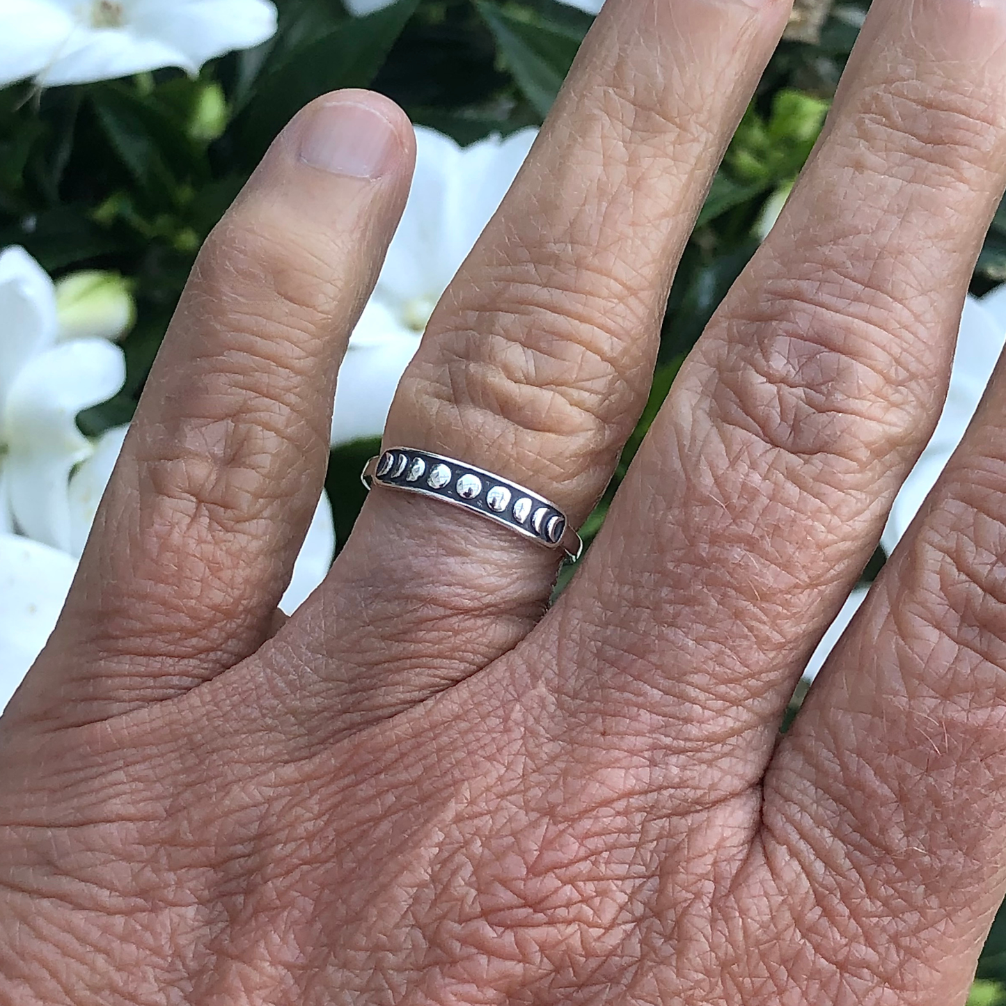 Moon Phases Dark Ring