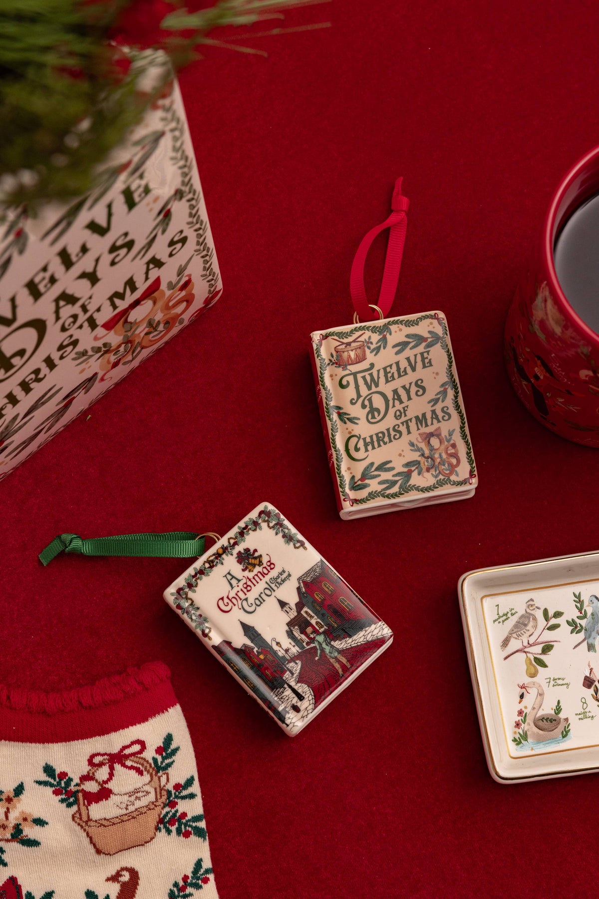 Ceramic Book Ornament, A Christmas Carol