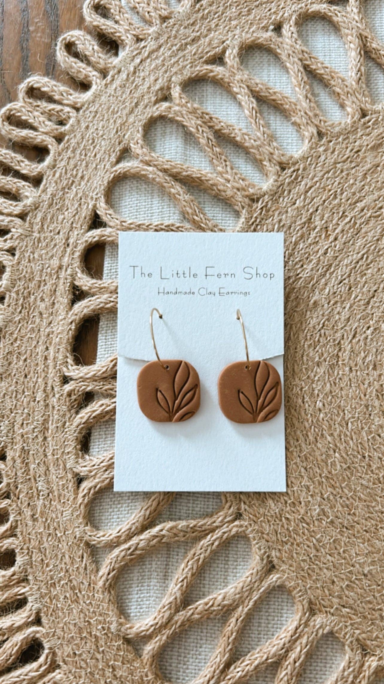 Terra Cotta Fern Hoops